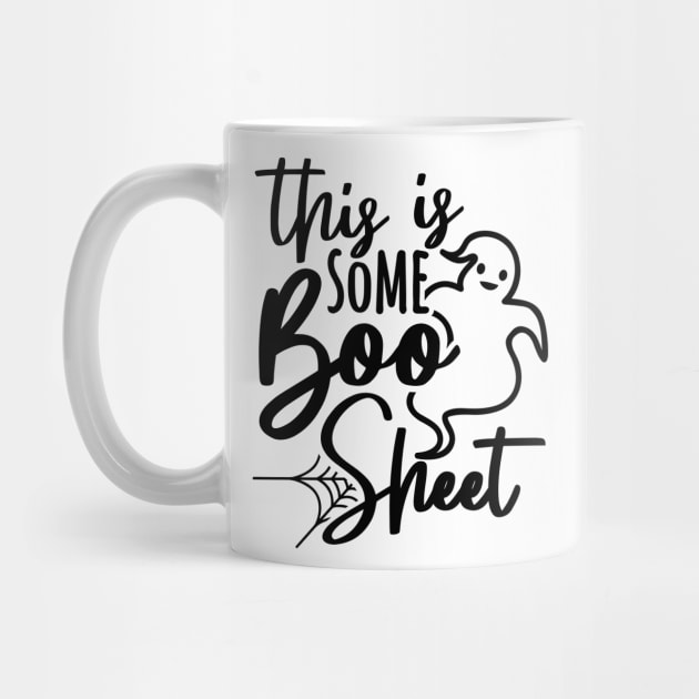 Boo Sheet Funny Halloween Saying by Darksavage